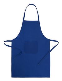 GREMBIULE MISTO COTONE CON TASCA